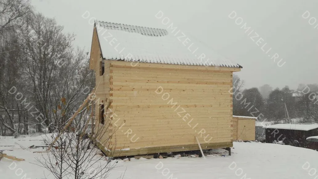ДОМ ИЗ БРУСА 7×7 «ДБ10» (85 кв.м., 2 этажа, 7 на 7, с балконом, террасой и кухней-гостиной) — фото 11