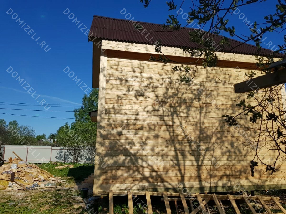 ДОМ ИЗ БРУСА 7×7 «ДБ10» (85 кв.м., 2 этажа, 7 на 7, с балконом, террасой и кухней-гостиной) — фото 7